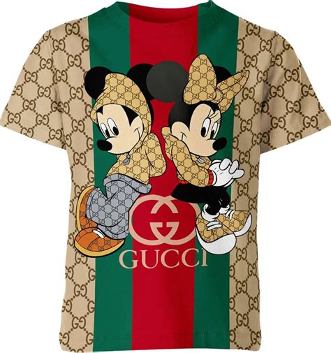 gucci mickey mouse shirt|mickey mouse wearing gucci.